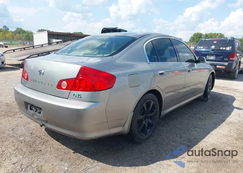 2006 Infiniti G35 из США, поврежденный, VIN JNKCV51E16M507396